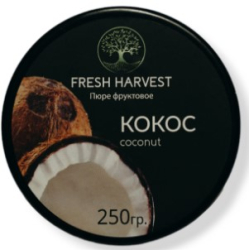 Изображение Пюре Кокос Fresh Harvest, сах 10%, 250 гр